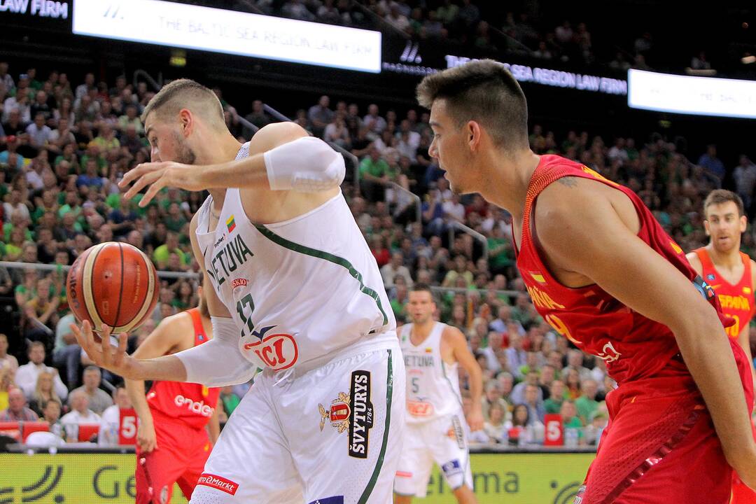 Krepšinis Lietuva - Ispanija 87:83