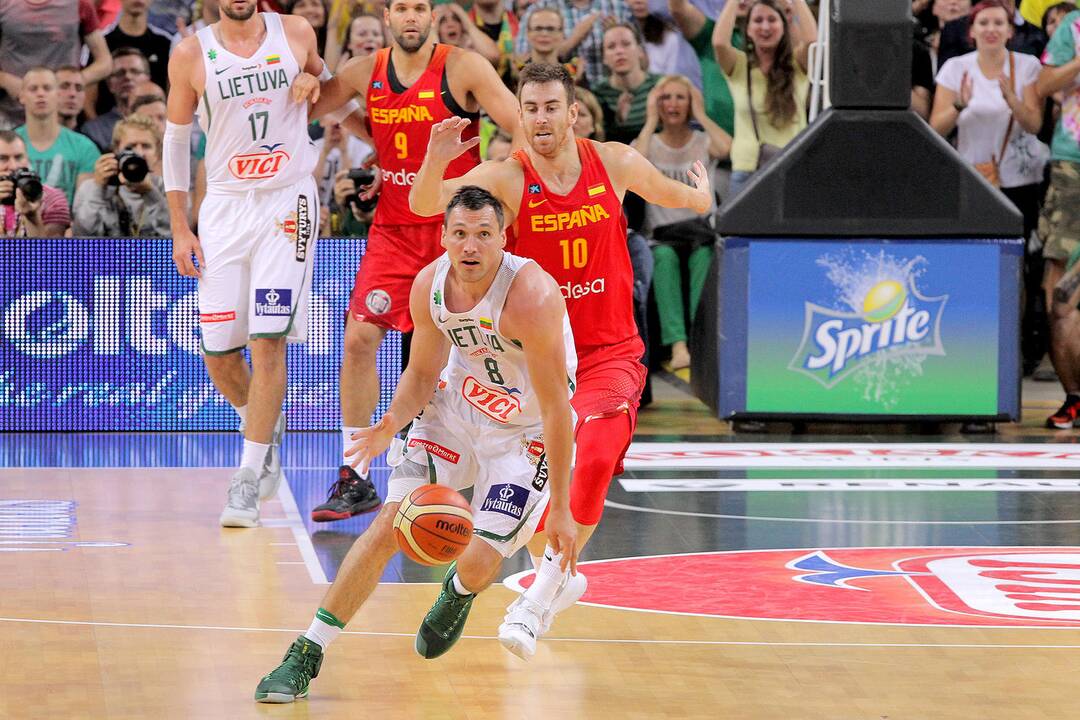Krepšinis Lietuva - Ispanija 87:83