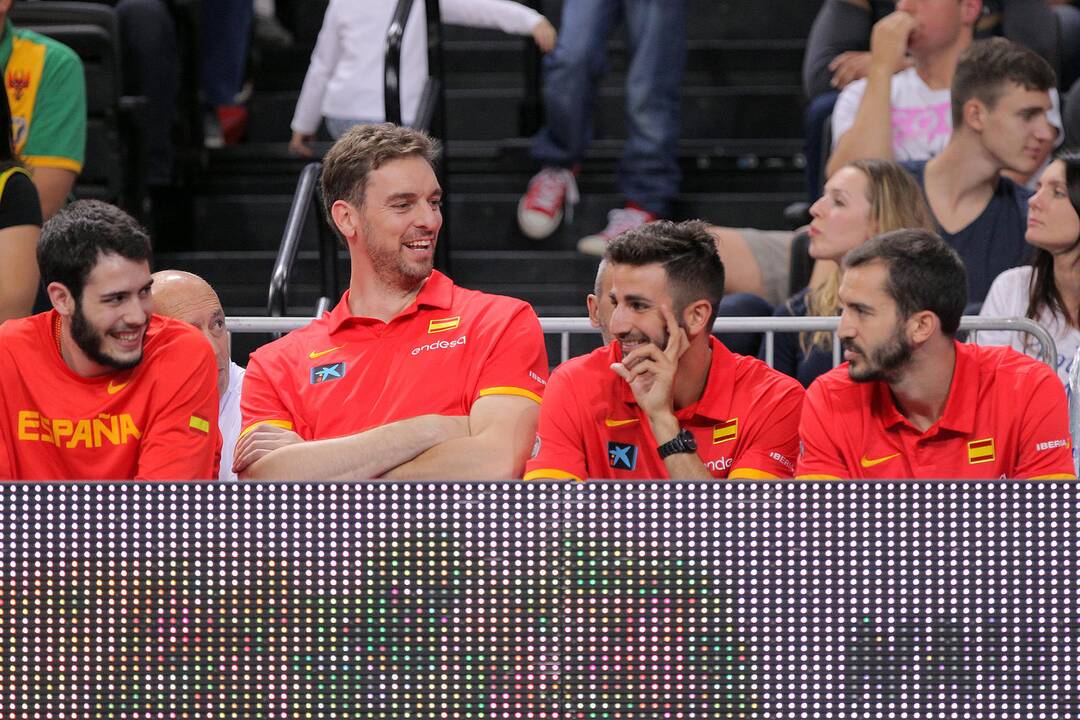 Krepšinis Lietuva - Ispanija 87:83