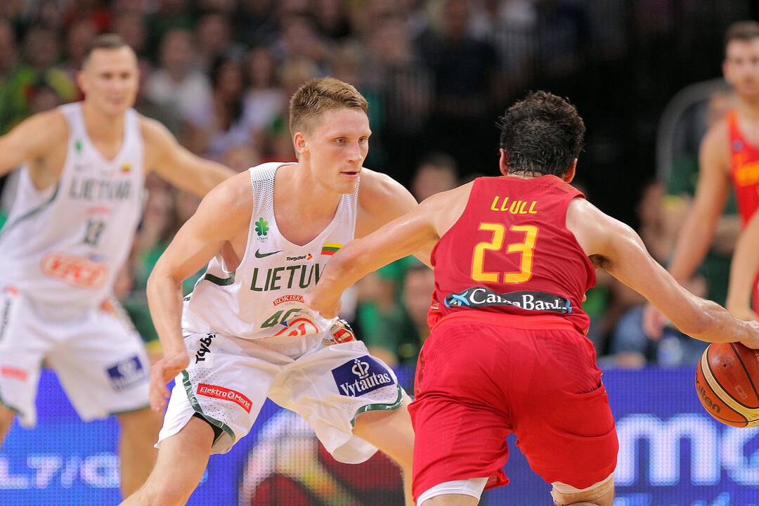 Krepšinis Lietuva - Ispanija 87:83