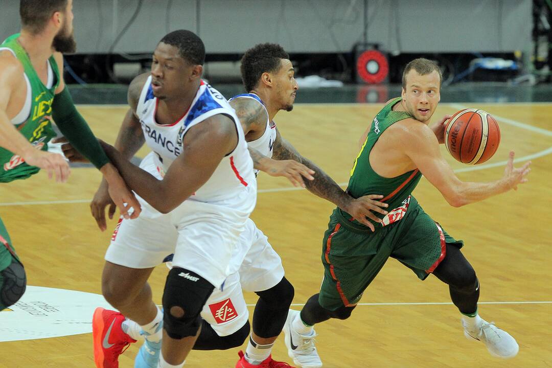 Krepšinio kontrolinės: Lietuva – Prancūzija 96:71