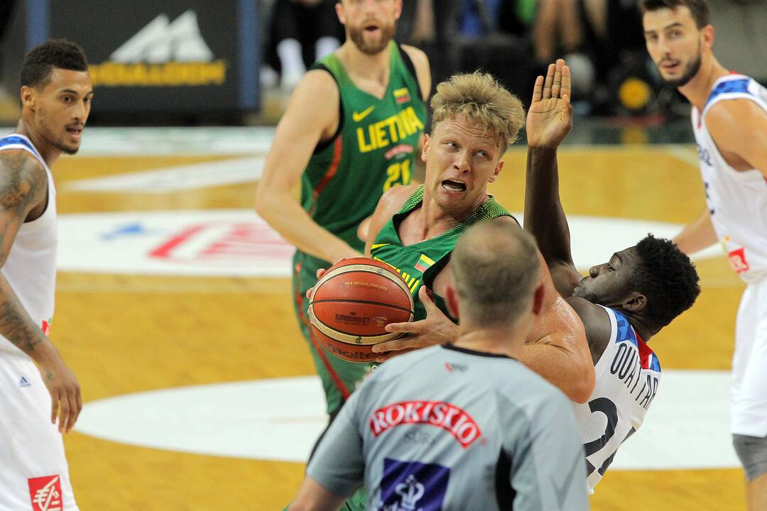 Krepšinio kontrolinės: Lietuva – Prancūzija 96:71