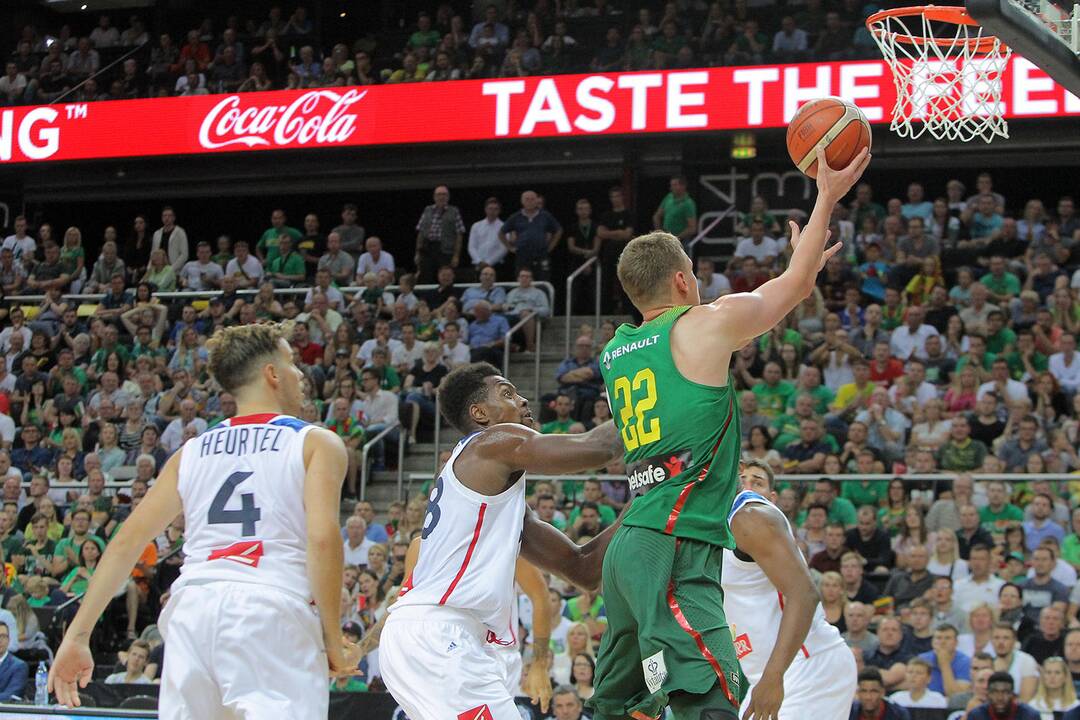 Krepšinio kontrolinės: Lietuva – Prancūzija 96:71