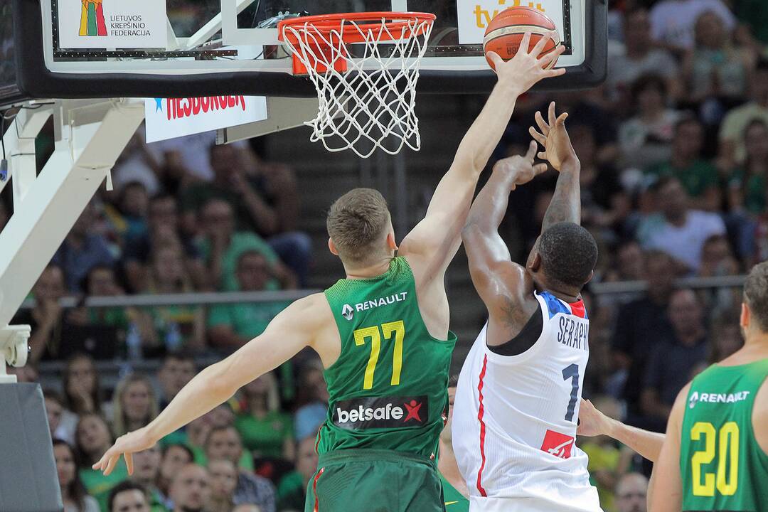 Krepšinio kontrolinės: Lietuva – Prancūzija 96:71