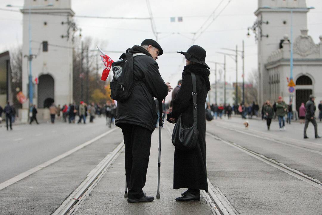 "Nepriklausomybės maršas" Varšuvoje