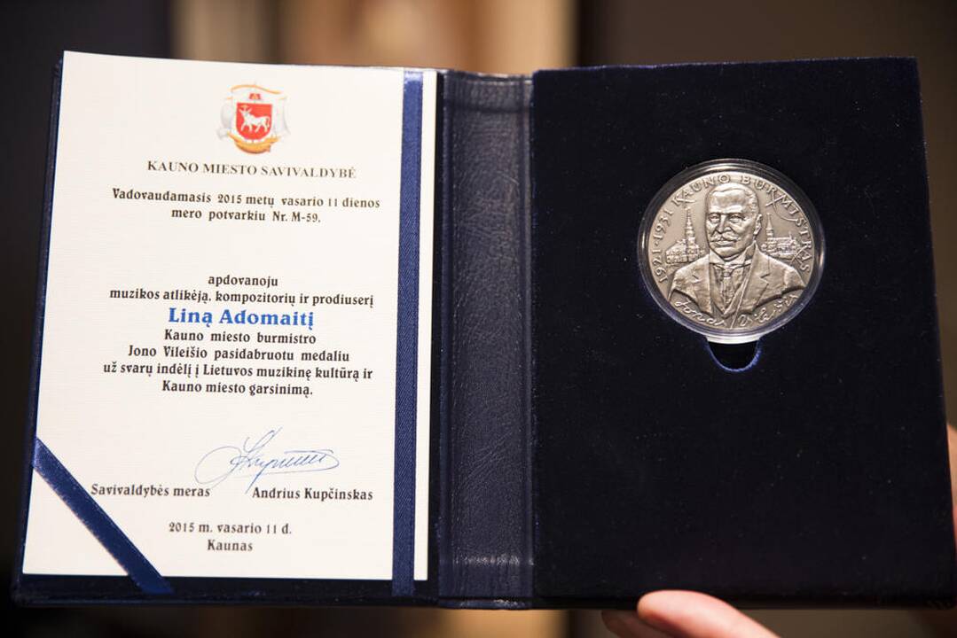 Linas su žmona Irma