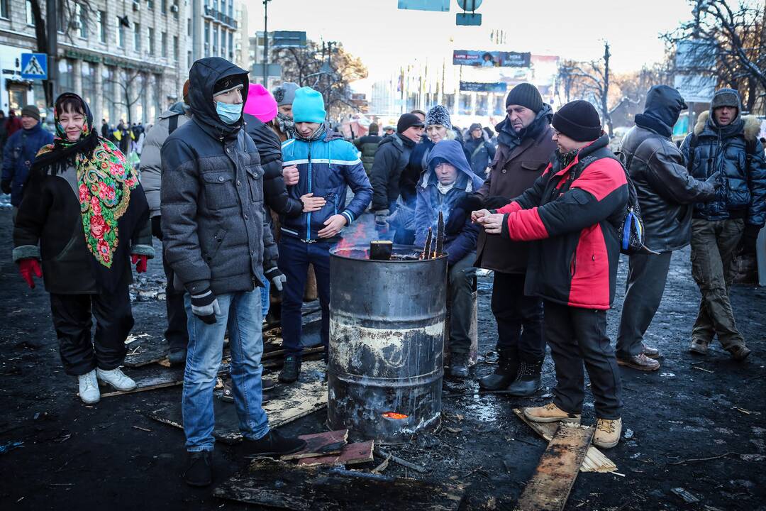 Kruvini įvykiai Kijeve – „Kauno dienos“ korespondento akimis