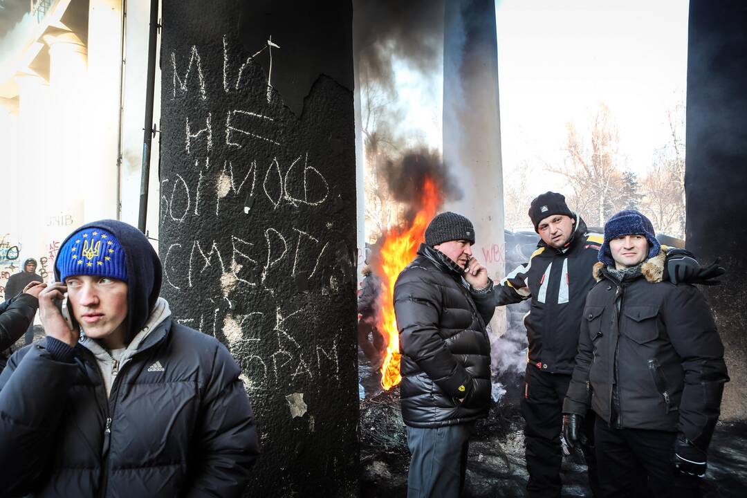 Kruvini įvykiai Kijeve – „Kauno dienos“ korespondento akimis