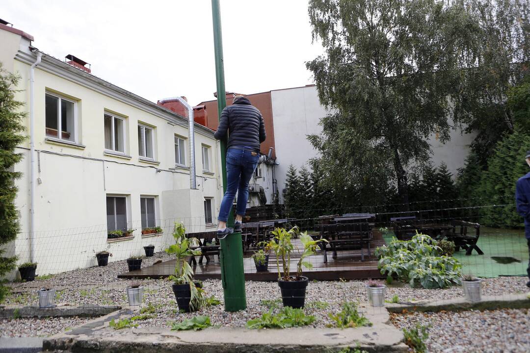 „Tesla“  Klaipėdoje taranavo sieną