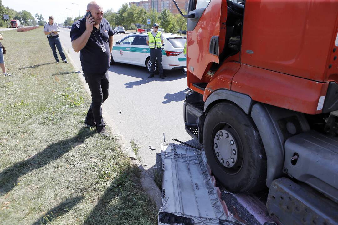 Avarija Šilutės ir Smiltelės gatvių sankryžoje