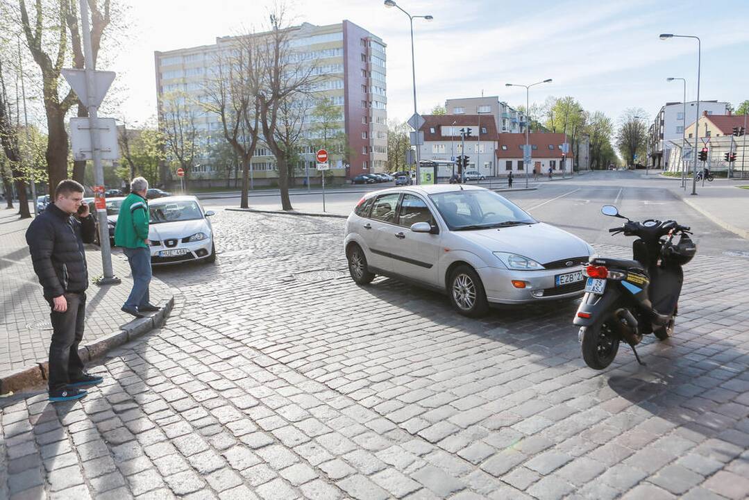 Autoįvykiuose dalyvavo motociklai