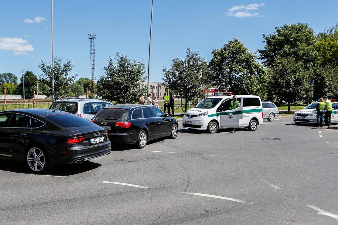 Avarija Priestočio ir Šaulių gatvių sankryžoje