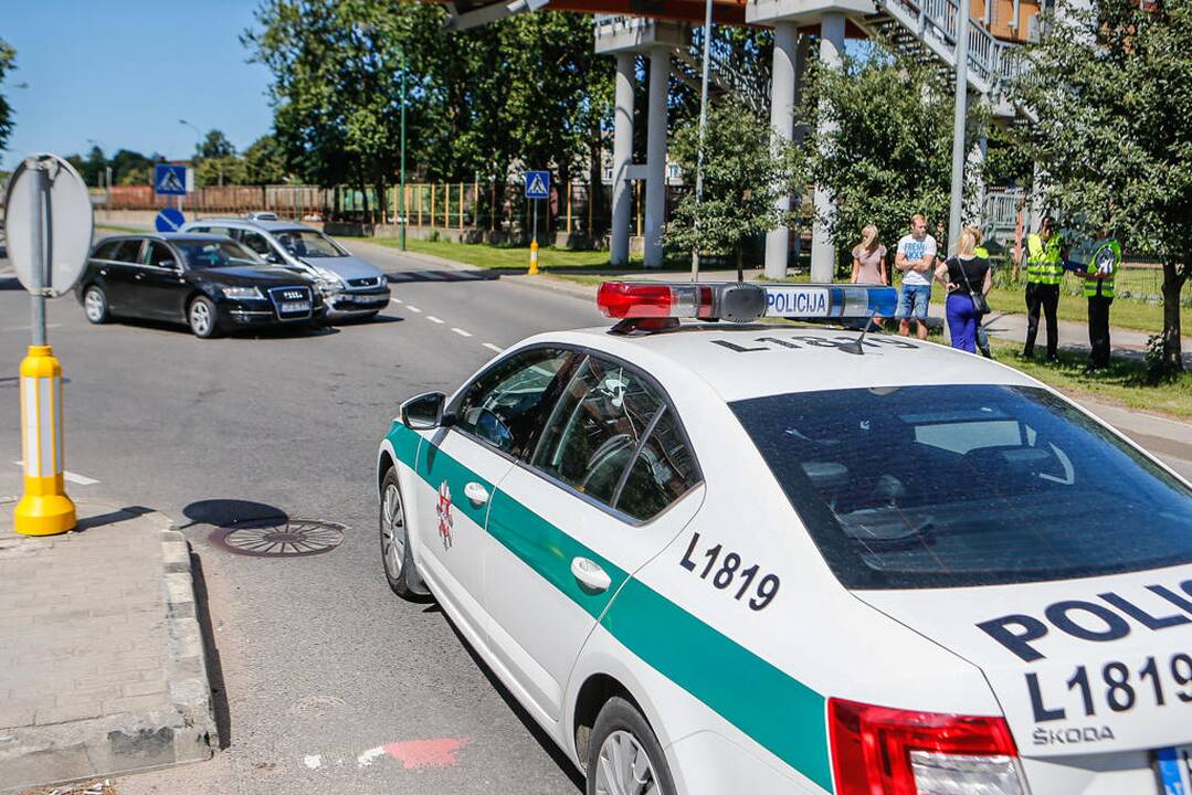 Avarija Priestočio ir Šaulių gatvių sankryžoje