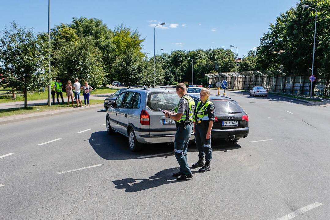 Avarija Priestočio ir Šaulių gatvių sankryžoje