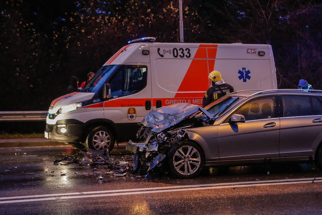 Avarija ant Lideikio gatvės viaduko