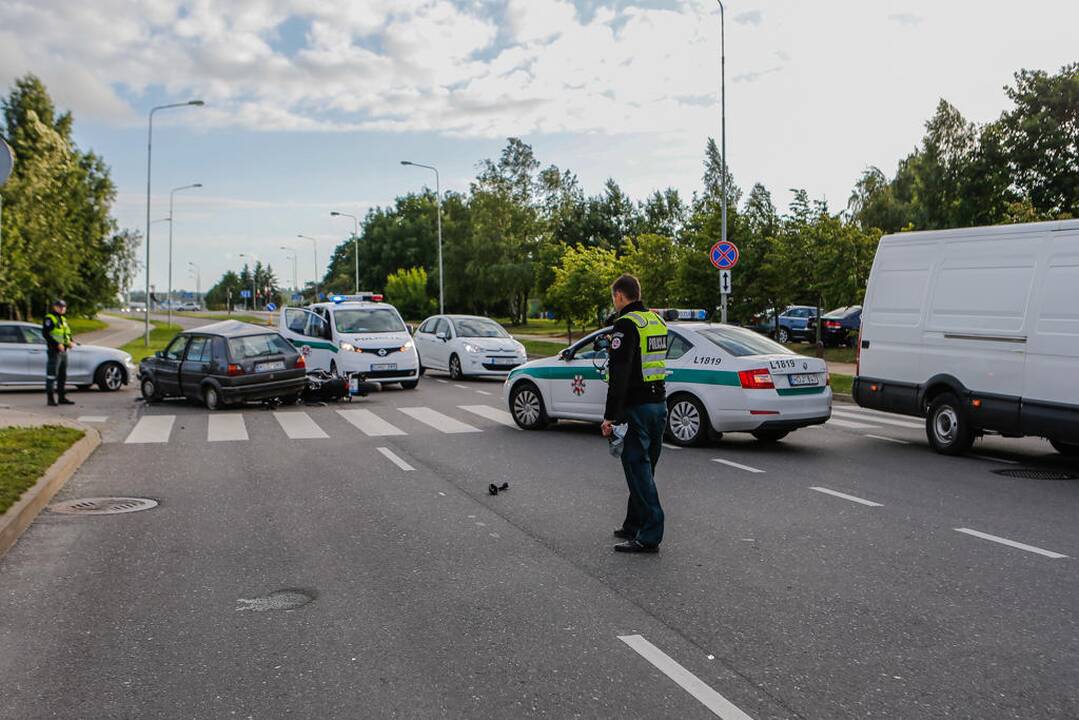 Avarija Agluonos gatvėje
