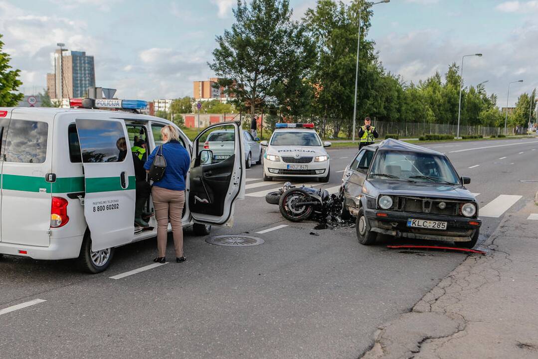 Avarija Agluonos gatvėje