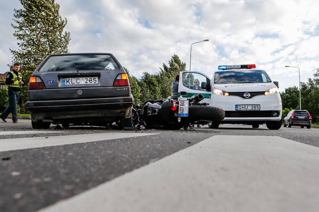 Avarija Agluonos gatvėje