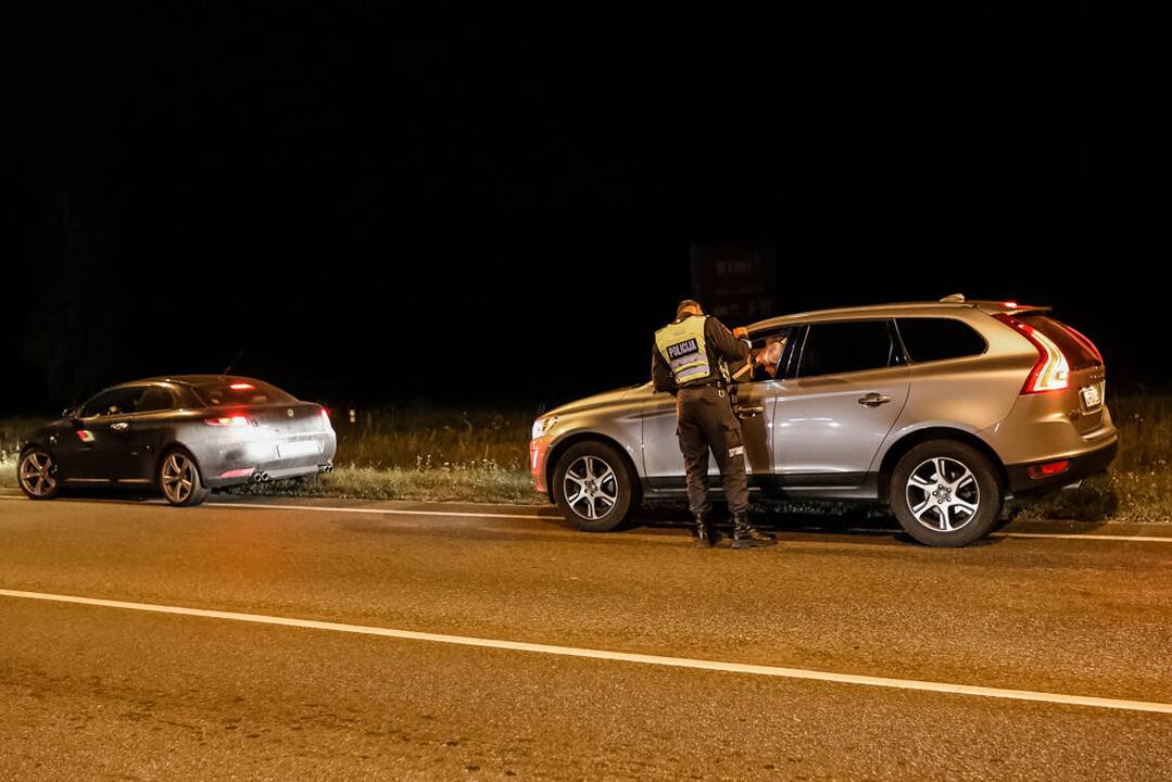 Naktinis policijos reidas Klaipėdoje