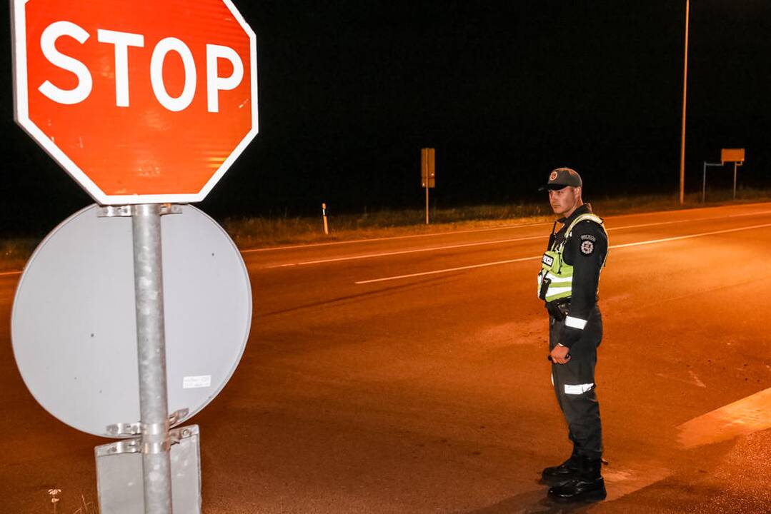 Naktinis policijos reidas Klaipėdoje