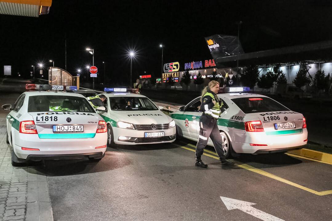 Naktinis policijos reidas Klaipėdoje