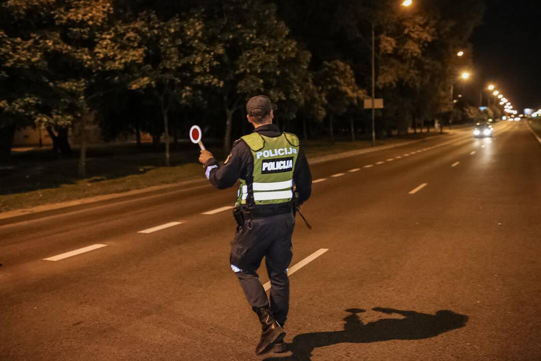 Naktinis policijos reidas Klaipėdoje