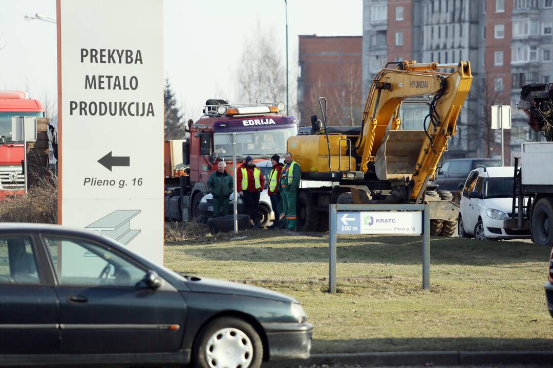 Degalinėje veržėsi dujos