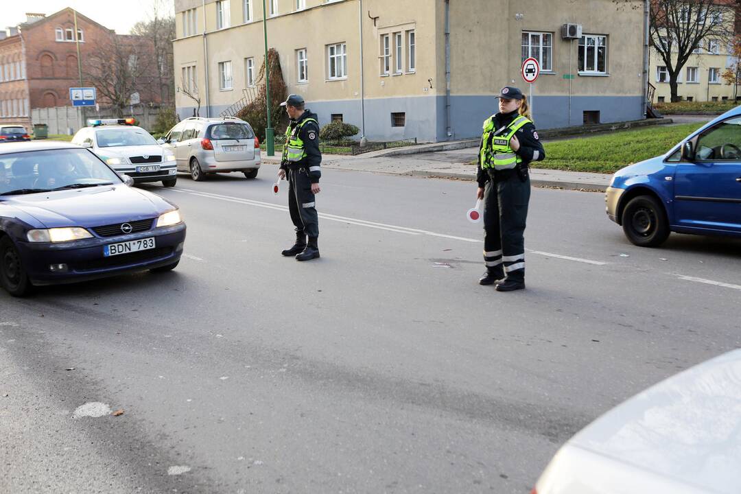 Liepų gatvėje partrenktas žmogus