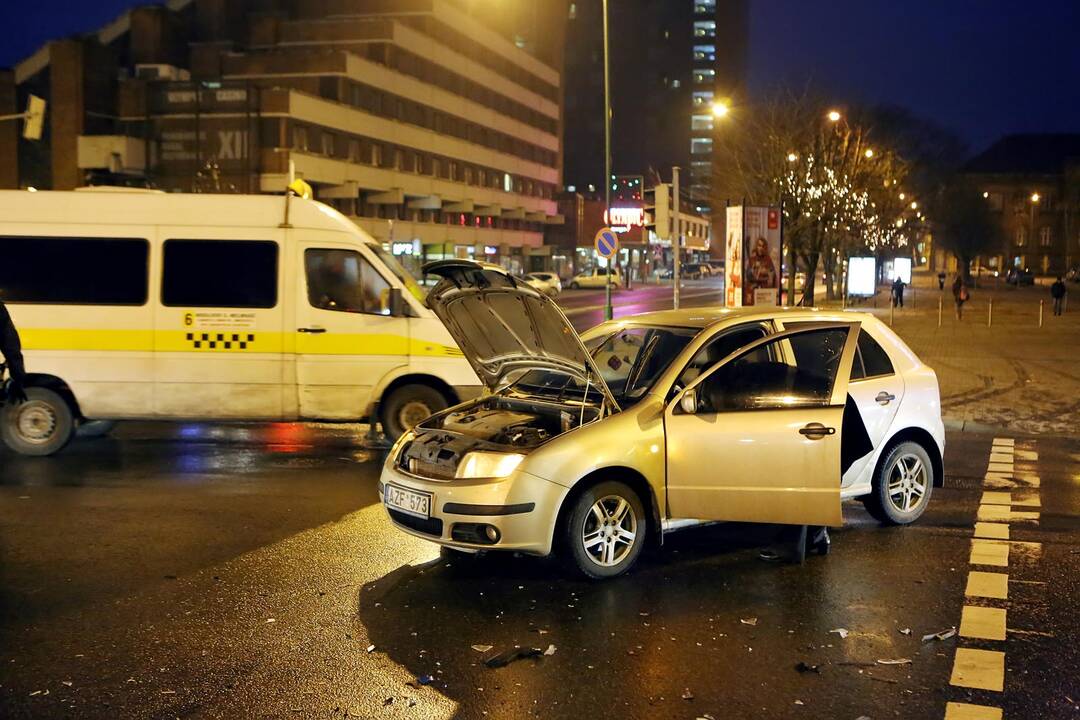Avarija Liepų ir H. Manto gatvių sankryžoje