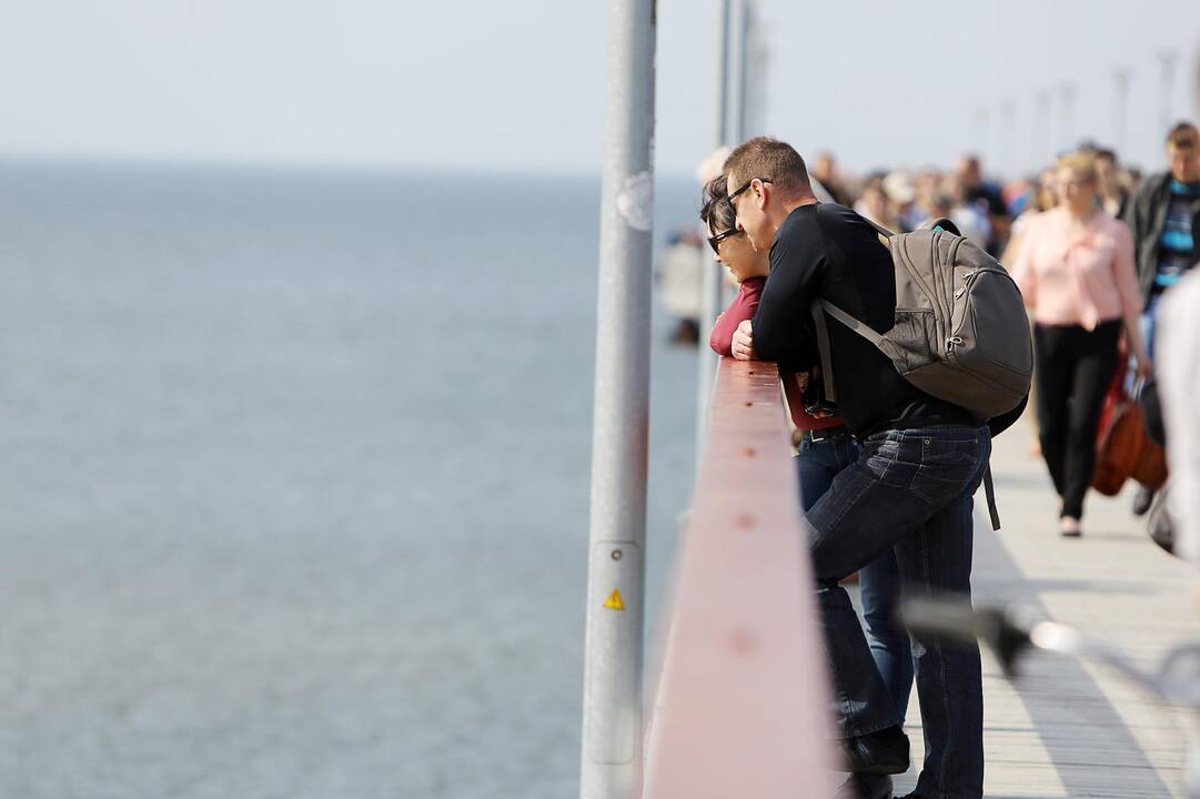 Per Velykas Palanga džiaugėsi poilsiautojų antplūdžiu