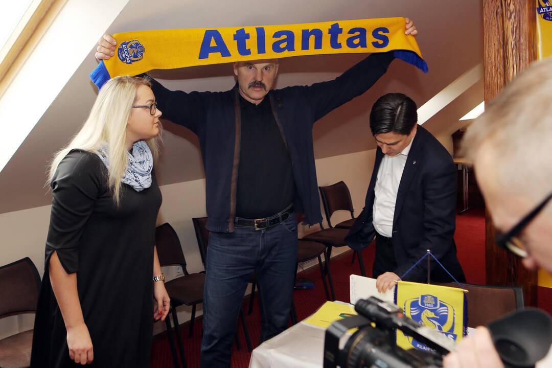 "Atlanto" klubo spaudos konferencija