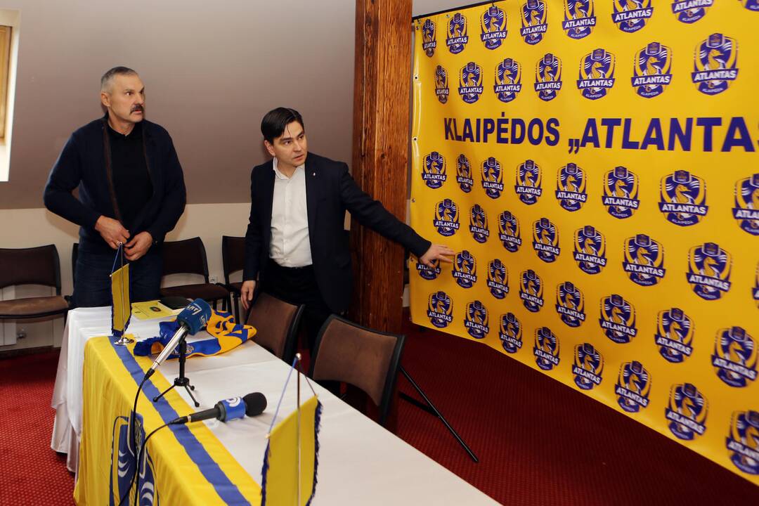 "Atlanto" klubo spaudos konferencija