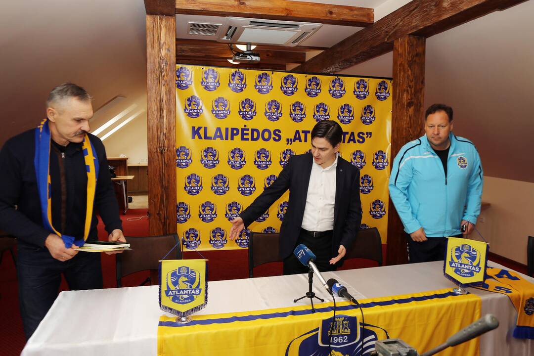 "Atlanto" klubo spaudos konferencija