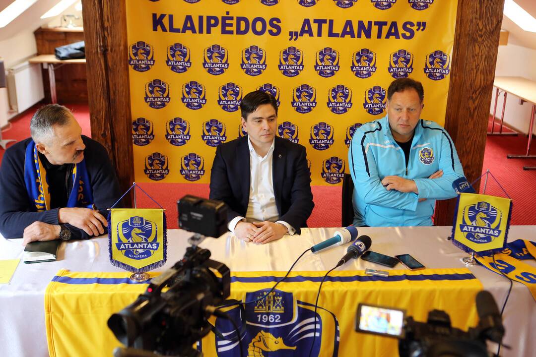 "Atlanto" klubo spaudos konferencija