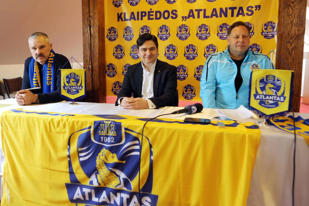 "Atlanto" klubo spaudos konferencija