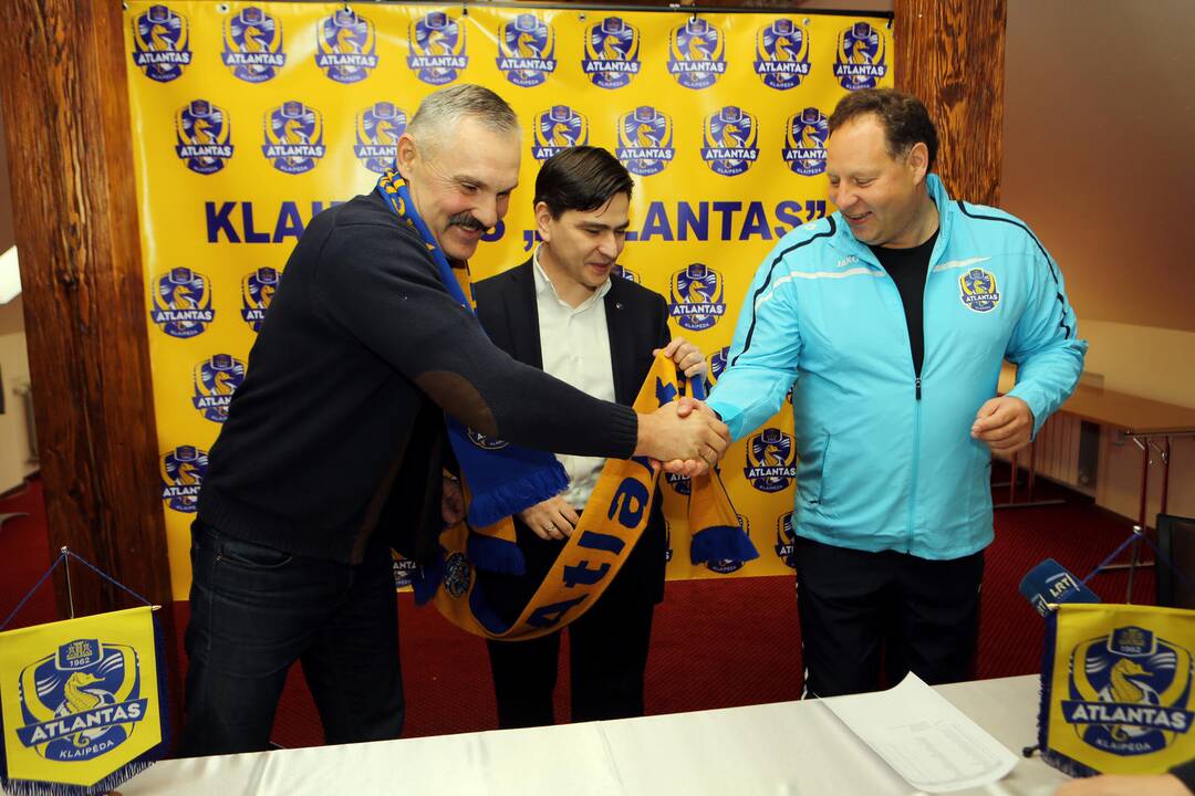 "Atlanto" klubo spaudos konferencija