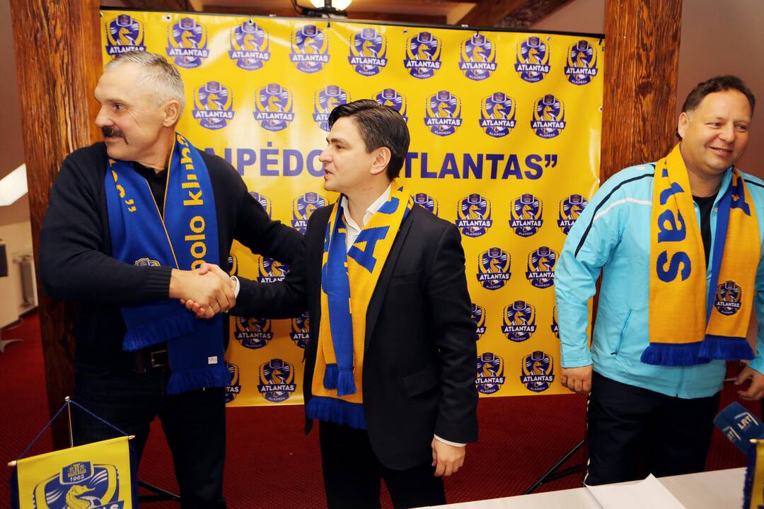 "Atlanto" klubo spaudos konferencija