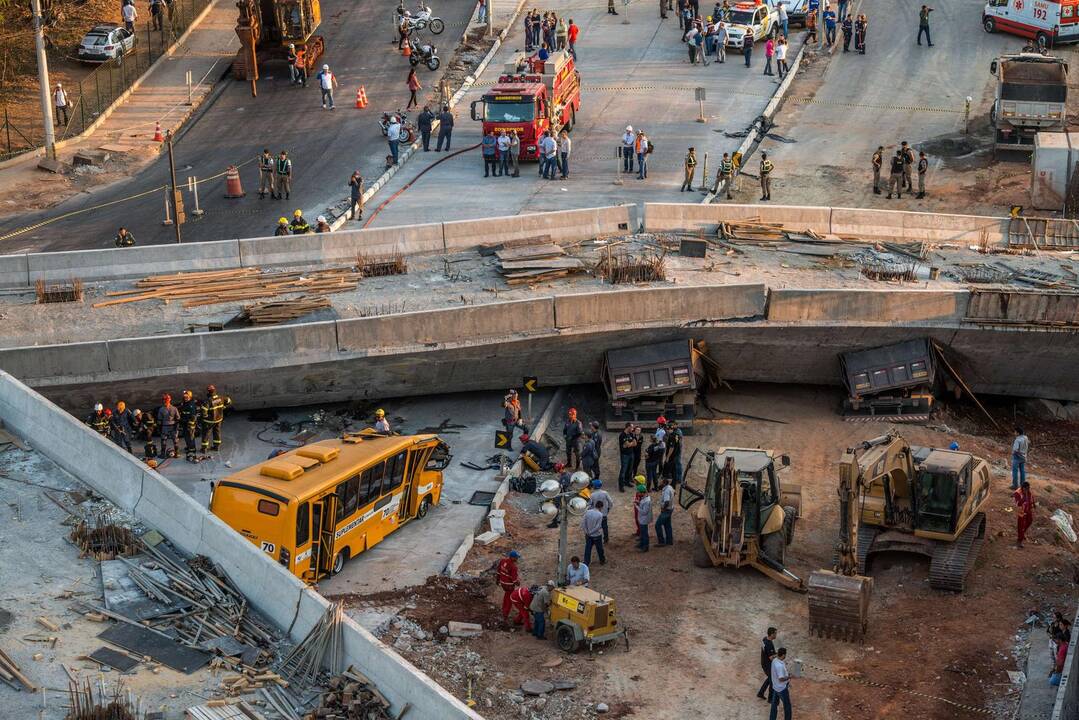 Brazilijoje sugriuvo statomas viadukas