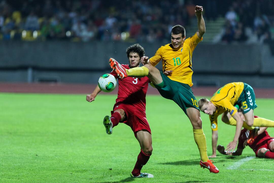 Europos jaunimo futbolo čempionatas: Lietuva - Portugalija