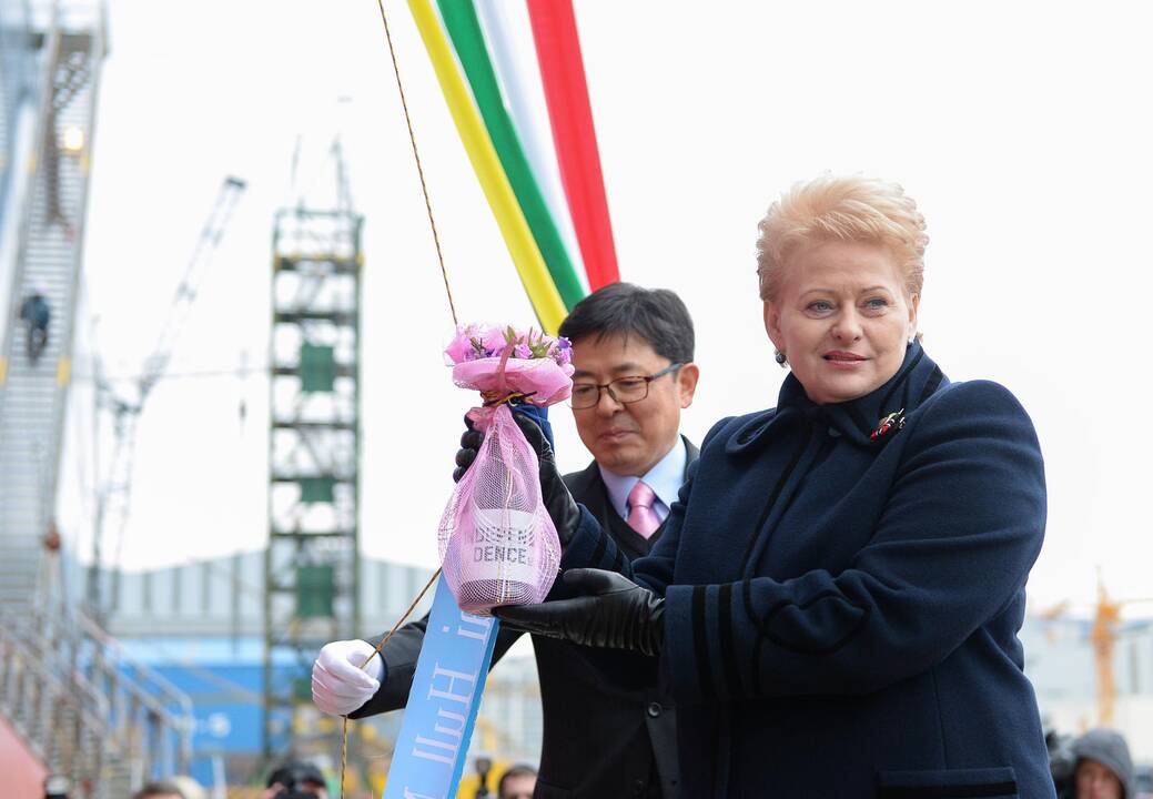 „Independence“ krikštamotė D. Grybauskaitė