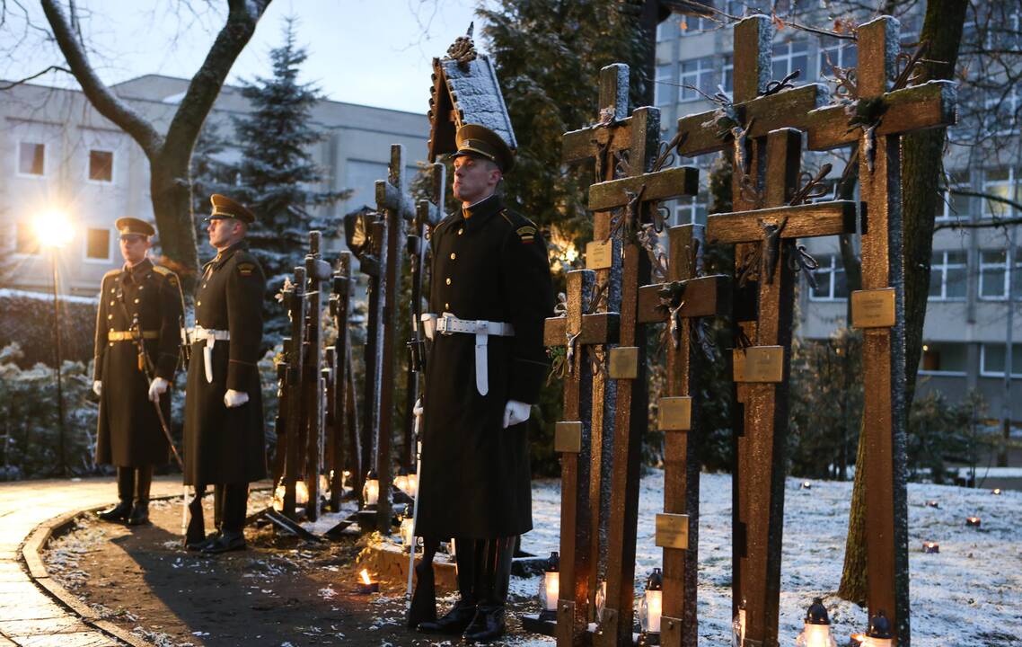 Sausio 13-osios atminimo laužas Vilniuje