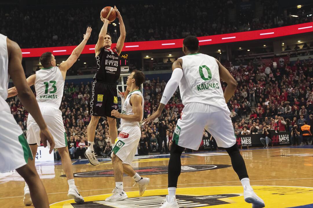  „Lietuvos rytas“ nukovė „Žalgirį“: 75:68