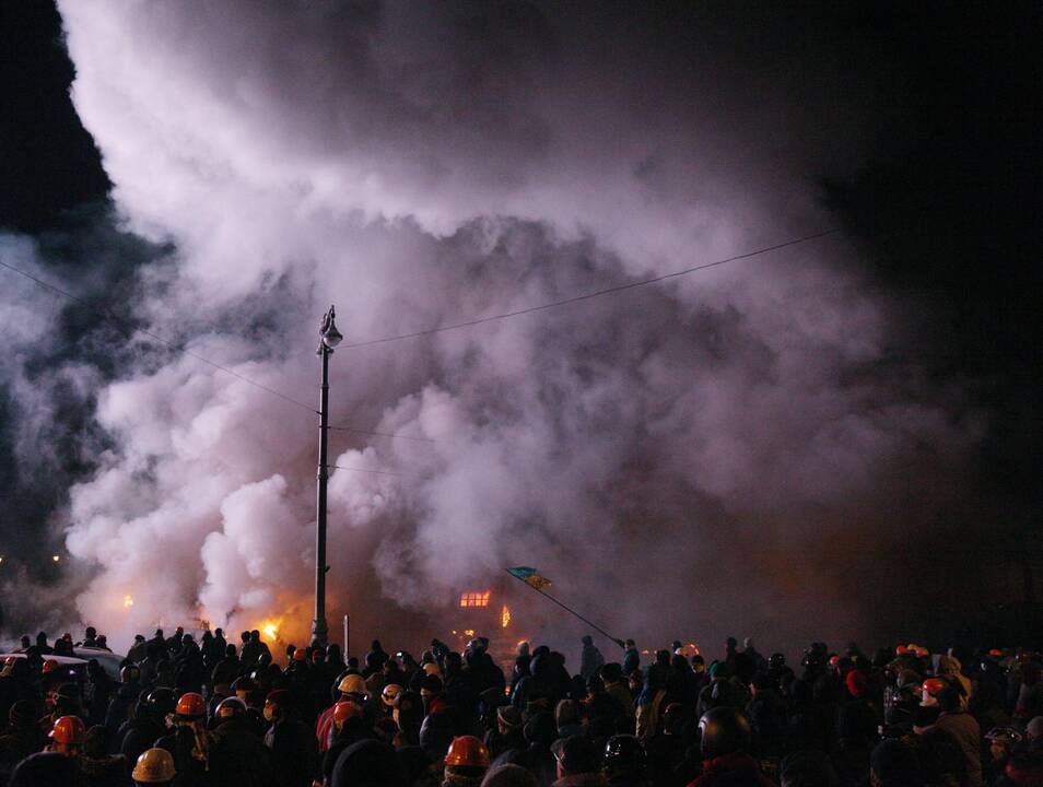 Kijevą drebina nauji susirėmimai