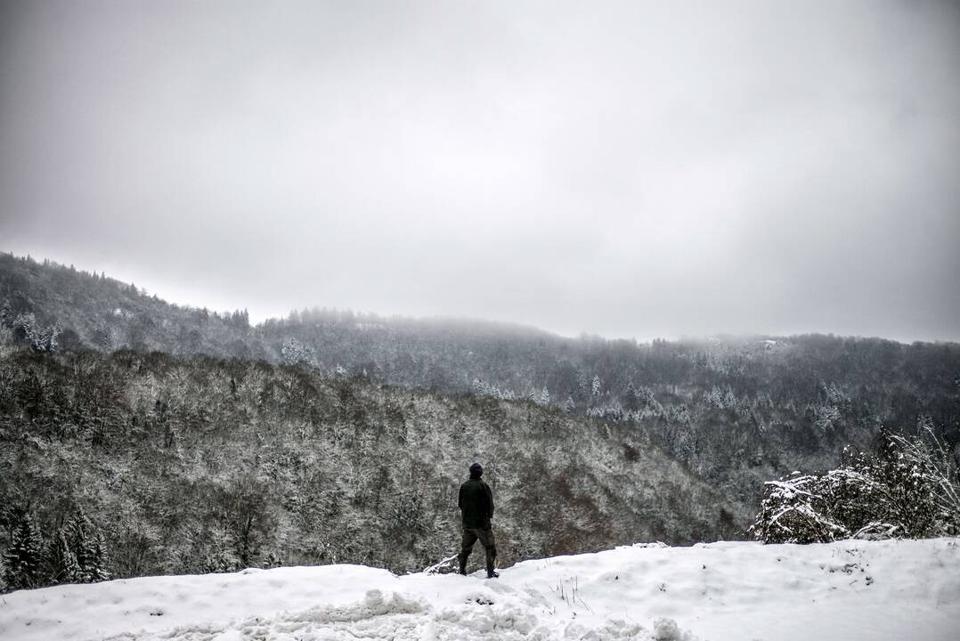 Sniego chaosas Europoje