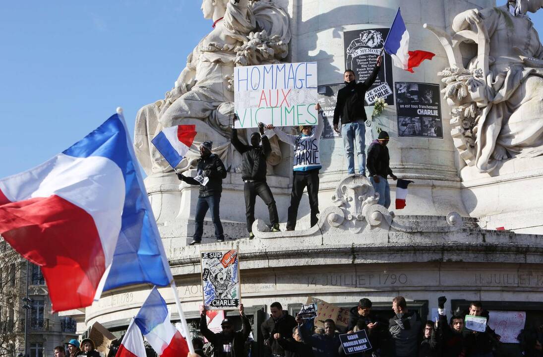 Istorinė demonstracija Paryžiuje 