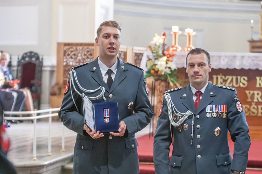 Policijos diena Įgulos bažnyčioje