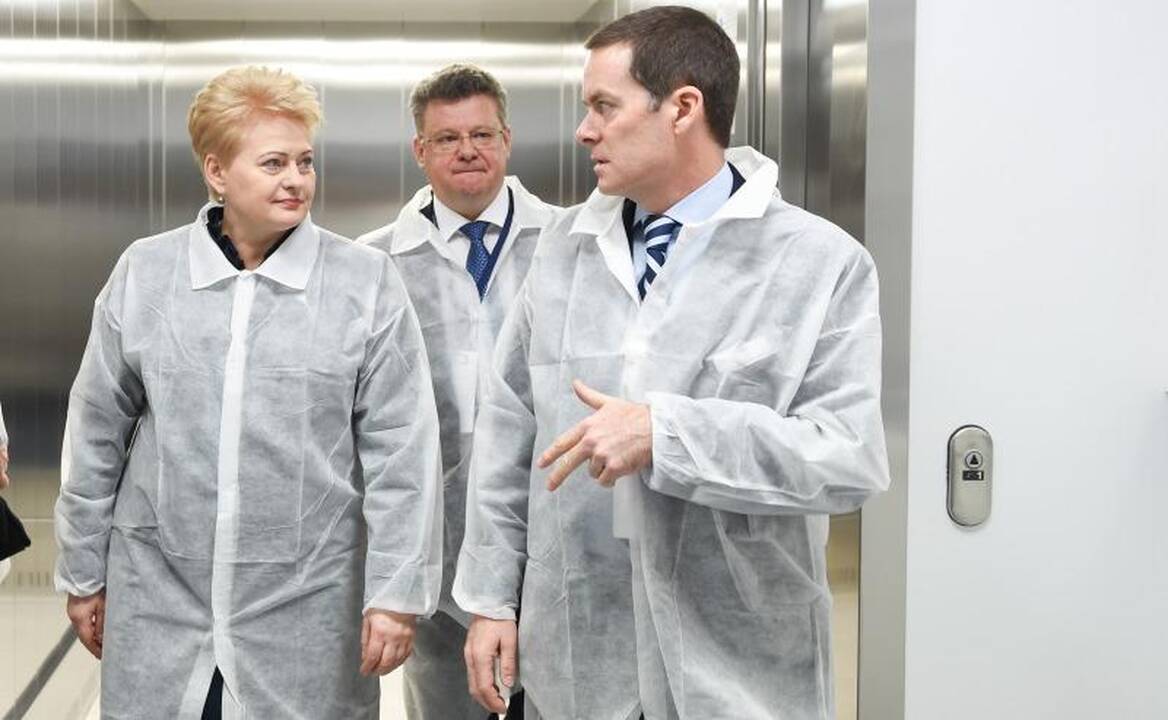 Prezidentė atidarė mokslo laboratoriją
