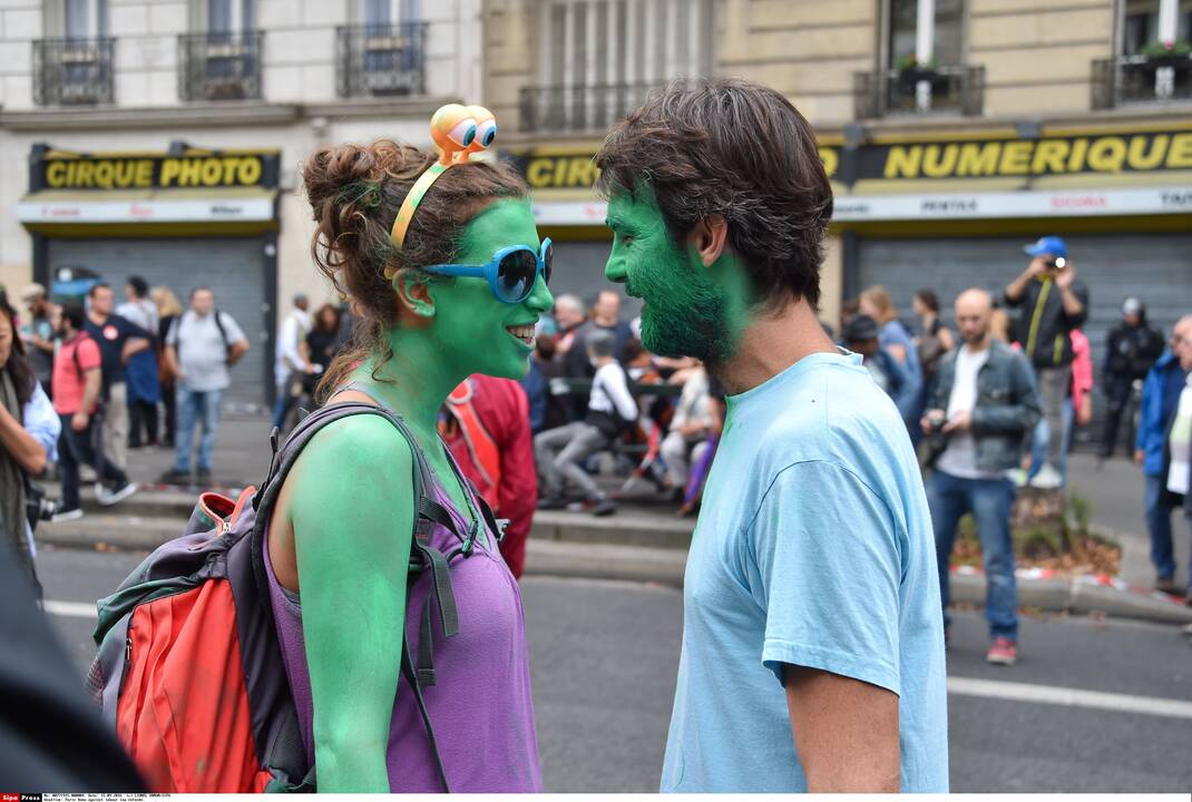 Demonstracija Paryžiuje