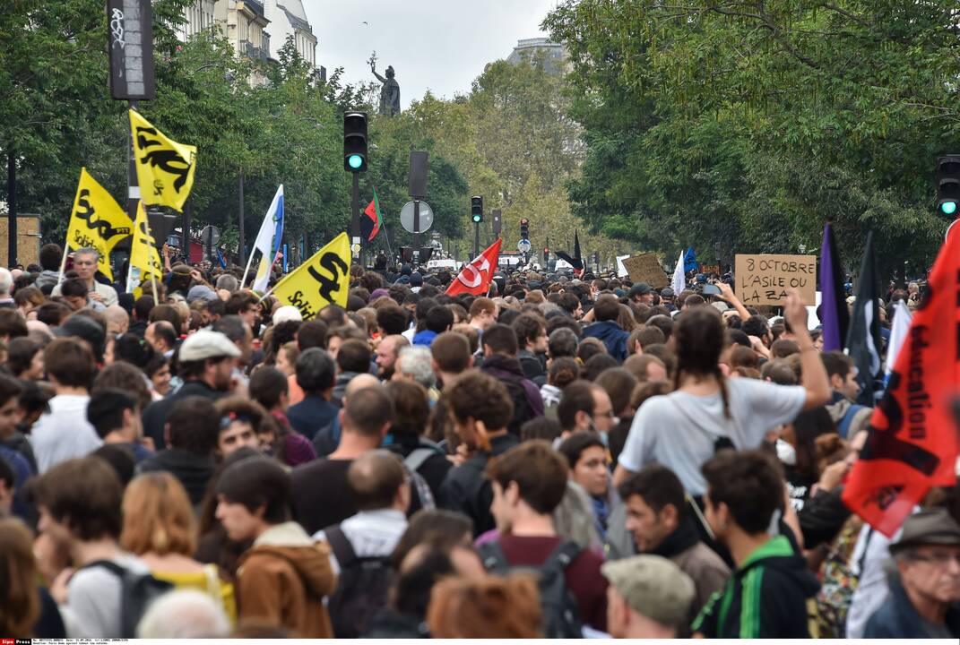 Demonstracija Paryžiuje