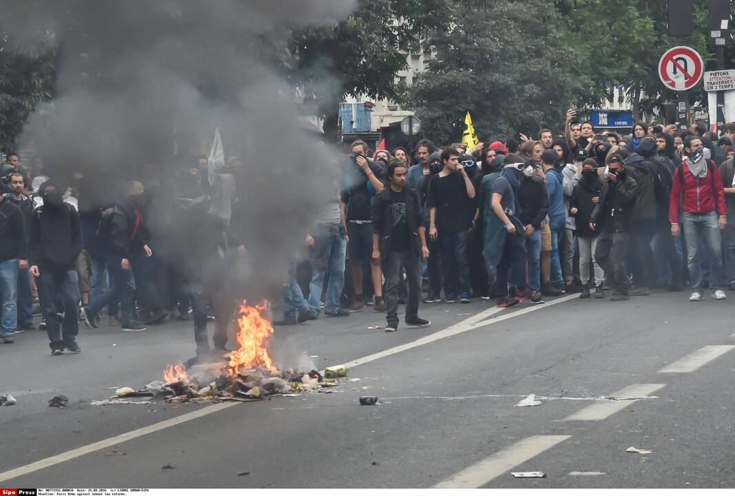 Demonstracija Paryžiuje